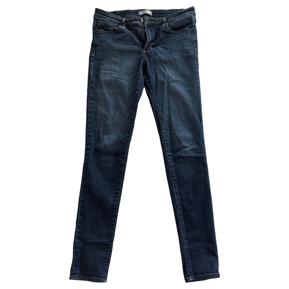 Abercrombie & Fitch Women's Dark Blue Skinny Jeans - Picture 5 of 8